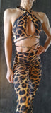 Set Criss Cross and versatile leggings - Leopard