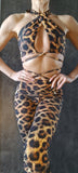 Set Criss Cross and versatile leggings - Leopard