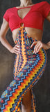 Beautiful Dress Princess - Red & print
