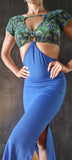 Beautiful Dress Princess - Blue & print