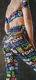 Set Charmosa Bell-trousers - Love Print