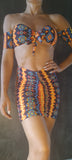 Set Charmosa Short Skirt  - Etno print