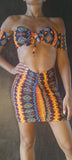Set Charmosa Short Skirt  - Etno print