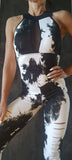 Beautiful Jumpsuit Splendor - Black & White