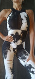 Beautiful Jumpsuit Splendor - Black & White