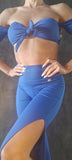 Set Charmosa Bell-trousers split - Blue
