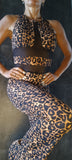 Elegant Jumpsuit Manifesto  - Leopard print