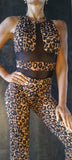 Elegant Jumpsuit Manifesto  - Leopard print