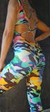 Overall Tresor - Colorfull camo print