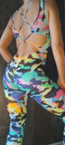 Overall Tresor - Colorfull camo print