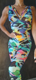 Overall Tresor - Colorfull camo print