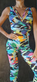 Overall Tresor - Colorfull camo print