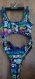 Bikini Style Body  - Love print