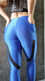 Vibes leggings of lycra - Blue