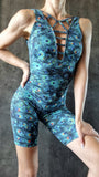 Mini overall Pyramid Blue Peacock