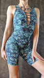 Mini overall Pyramid Blue Peacock