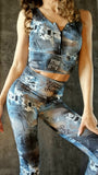 Top Dubai Jeans print