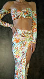 Set Hot Skirt Charmosa - Tropical print