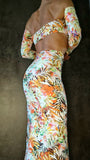 Set Hot Skirt Charmosa - Tropical print