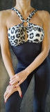 Overall Aurora Black & Leo Print combo