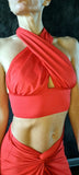 Set Sereia Skirt Beleza - Red
