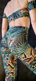 Set Charmosa Bell-trousers - Jungle print