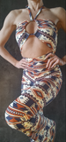 Elegant Jumpsuit Passion - African theme print