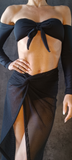 Net Skirt with shorts Charmosa - Black
