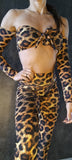 Set Charmosa Bell-trousers -  Beautiful animal print