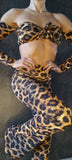 Set Charmosa Bell-trousers -  Beautiful animal print