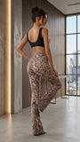 Elegant Jumpsuit Spider - black & snake print