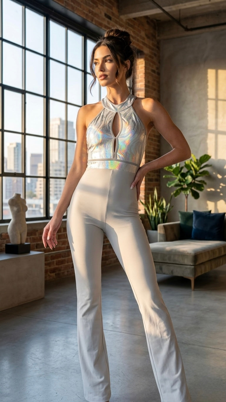 Elegant Overall Goddes - Silverlight & Grey