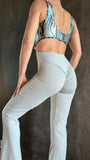 Elegant Jumpsuit Spider - grey & silver print
