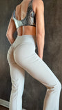 Elegant Jumpsuit Spider - grey & silver print