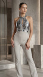 Elegant Overall Goddes - Silver & Grey