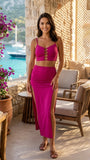 Set Chique & Sexy Skirt with shorts - Fuchsia