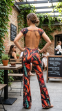 Elegant Overall YOU - Red jungle print