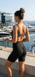 Mini Jumpsuit Spider - Black & Abstract print