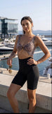 Mini Jumpsuit Spider - Black & Animal print