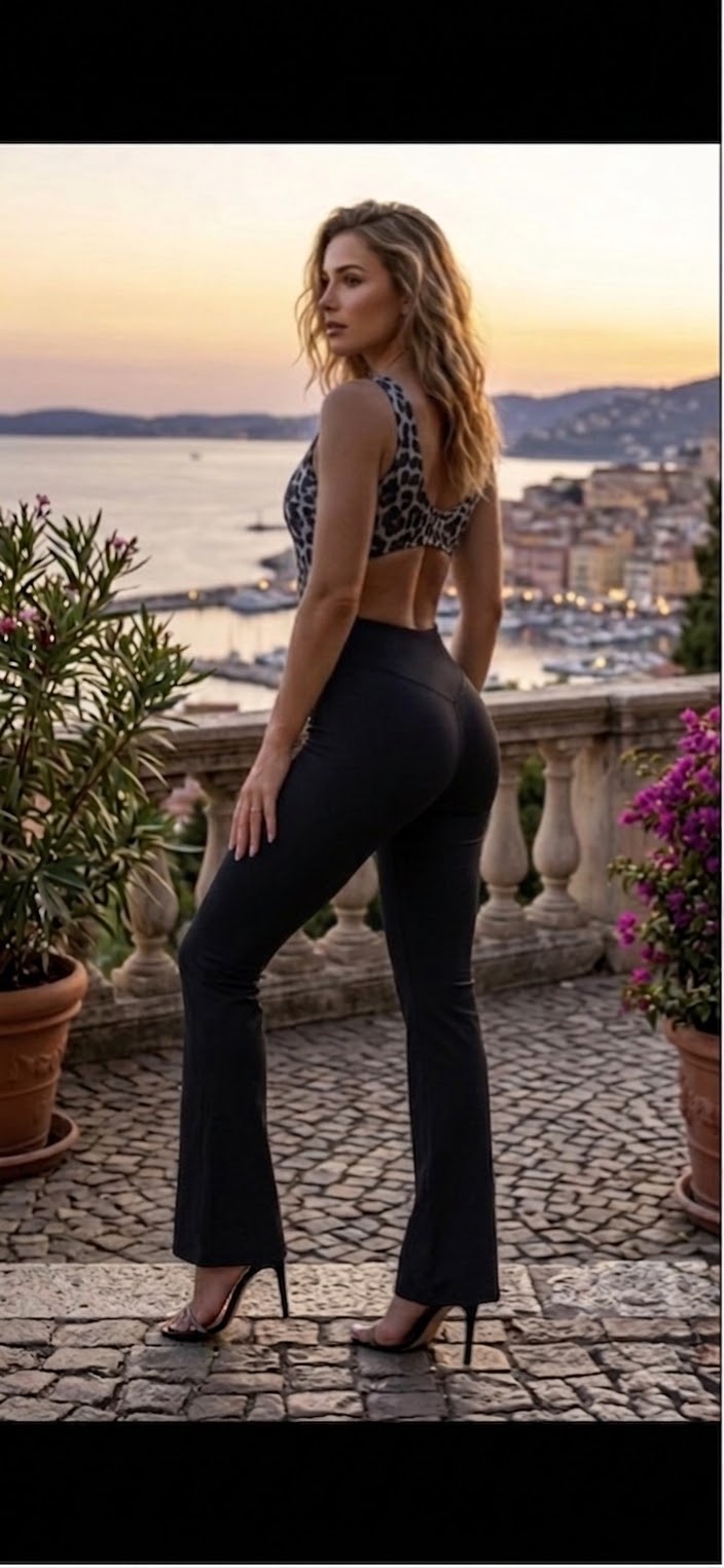 Elegant Jumpsuit Spider - Black & Leopard print