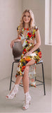 Beautiful Dress Princess -  flowers print