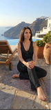 Elegant Overall Sol flare - Black