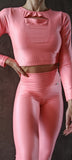 Set Phoenix Versatile - Pink lycra - Leggings and Top