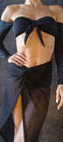Net Skirt with shorts Charmosa - Black