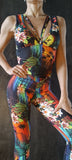 Overall Tresor - Tropical sunset print