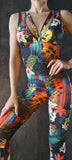 Overall Tresor - Tropical sunset print