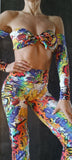 Set Charmosa Bell-trousers - Graphity