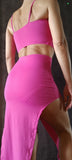 Set Chique & Sexy Skirt with shorts - Fuchsia