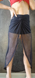Net Skirt with shorts - Black