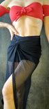 Net Skirt with shorts - Black